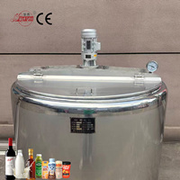 Cuve de mélange industrielle HUATAI 304 en acier inoxydable avec moteur électrique AC, double vis à ruban, chauffage électrique, 500L, mélangeur de liquides haute sécurité