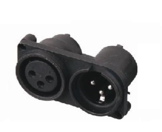 Outdoor 220v Xlr Plastic Cable Connector Plug Speaker Waterproof Welding 3 Pin Male Female Wire Connector