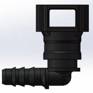 Codo para manguera de combustible, conexión rápida, 7.89mm, nailon, plástico, para coches, camiones, motocicletas - Product Image 2
