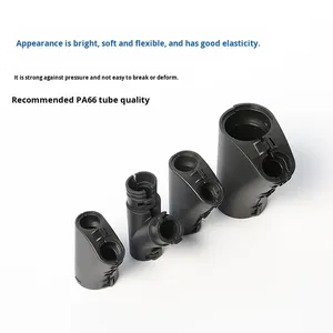 ワイヤーハーネスYスプリットタイバックルコルゲートパイプ & ナイロンホースゴム製ティージョイントIP68保護レベル - Product Image 6