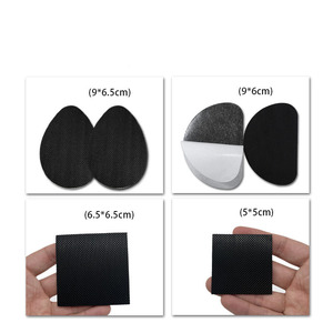 แผ่นสติ๊กเกอร์กันลื่นลดเสียงรบกวนแบบมีกาวในตัว สีดำ ลายตาข่าย หนา 1/1.5/3 มม. ทำจากยาง ทนทานต่อการสึกหรอ - Product Image 5