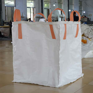 Sac en vrac 1 tonne 110x110x120 sacs en vrac pp Silage Sling Tote Woven Bulk Jumbo Sand 1000kg Jambo Big Bag avec <span class=keywords><strong>2</strong></span> Holl - Product Image 1