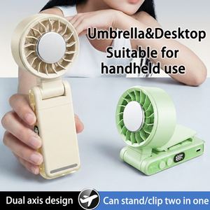 Rechargeable 3000mAH Mini Turbo <b>Handheld</b> Outdoor Wearable Plastic Foldable Clip Battery Operated <b>Fan</b> - Product Image 6