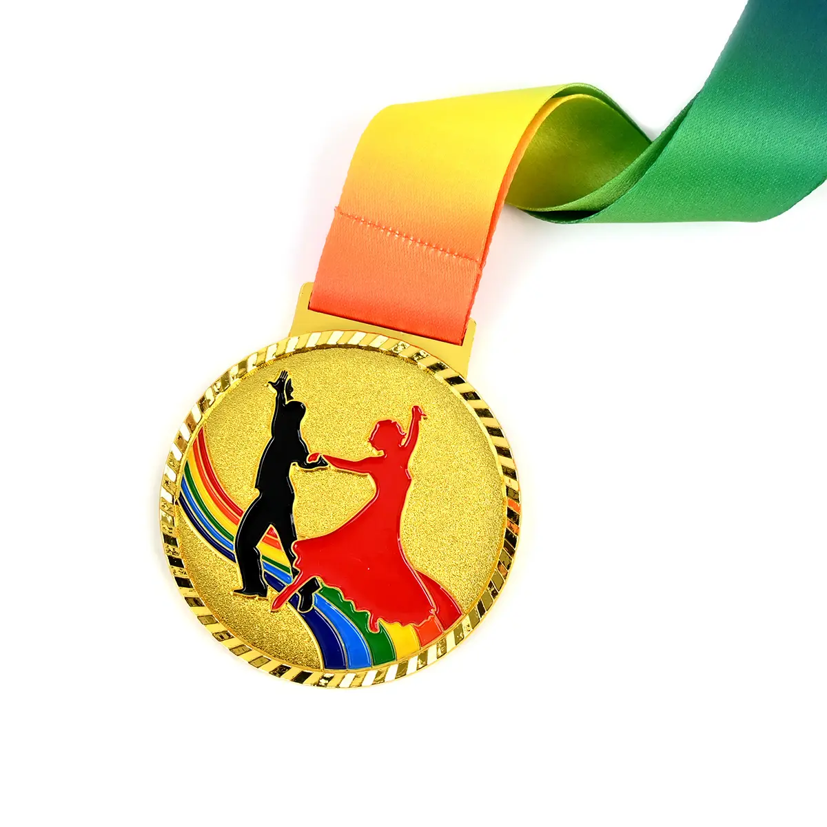 स्पोर्ट्स 5K रेस रन पुरस्कारों के लिए थोक कस्टम धातु पदक और ट्राफियां