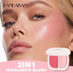 HANDAIYAN Paleta de Maquillaje Multiusos de 6 Colores, Textura Suave Natural, Iluminador en Gel, Polvo, Rubor, Cosméticos Faciales - Product Image 5