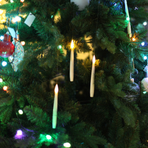 Newish vente chaude 10 <span class=keywords><strong>lot</strong></span> de télécommandé à piles bougies flottantes pour la décoration d'intérieur de noël arbre décor - Product Image 5