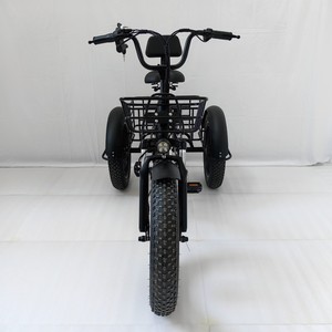 Tricycle électrique à pédales à pneus larges de 24 pouces, moteur avant, pour neige, batterie au lithium, vente en gros, best-seller transfrontalier - Product Image 4