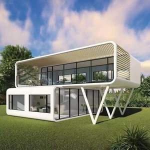 Casa Contenedor de Acero y Madera de Alta Gama, Pequeña Oficina Prefabricada, Módulo de Reuniones, Apartamento de Lujo, Hotel - Product Image 1