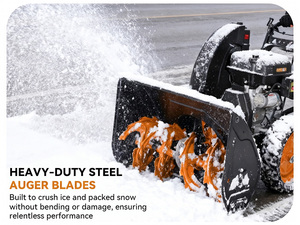 Multifunctional 7hp Snow Sweeper Powerful Engine Gasoline Snow Thrower Garden School Snow Blower Hand Push Snow Machine - Product Image 3