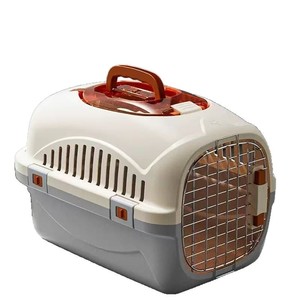 Petit animal de compagnie extérieur transporteur chat boîte respirant voyage transporteur boîte compagnie aérienne approuvé <span class=keywords><strong>Transport</strong></span> Cage Durable <span class=keywords><strong>chaton</strong></span> chiot lapin Cage - Product Image 4