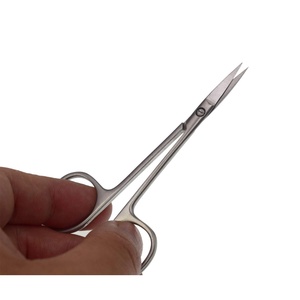 RAAYIN IMPEX Premium Silver Stainless Steel <b>Cuticle</b> <b>Scissors</b> (Right-Handed Sharp Edge Durable Nail Art) - Product Image 5