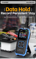 FNIRSI HRM-10 Probador de Resistencia Interna y Voltaje de Batería 18650 Digital de Alta Precisión para Baterías de Coche y Condensadores 18650