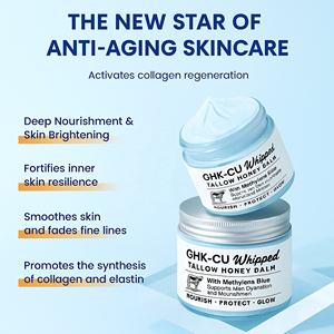 Kustom Logo biru tembaga peptida anti-keriput memperbaiki mencerahkan untuk perawatan wajah ghk-cu tembaga peptida krim wajah & Losion - Product Image 3