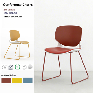 Hochwertiger Moderner Ergonomischer Klappbarer Kunststoff-Konferenzstuhl mit Verstellbarer Höhe und Massagefunktion für Zuhause, Büro und Gewerbliche Nutzung - Product Image 1