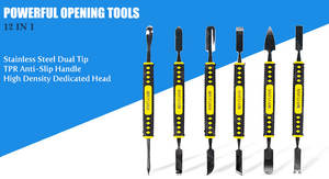 6 in1メタルデュアルエンドプライバースクレーパーツールオープンリペアSpudger <span class=keywords><strong>for</strong></span> iPad携帯電話タブレットラップトップ電子機器デバイス - Product Image 2