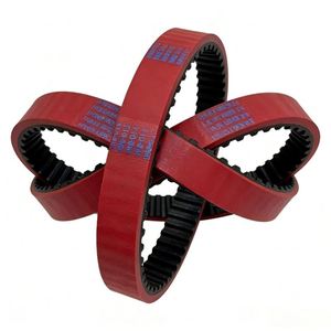 Courroie de distribution en caoutchouc rouge épaissie pour machine d'emballage verticale, film de traction industriel OEM 187L 240L - Product Image 1
