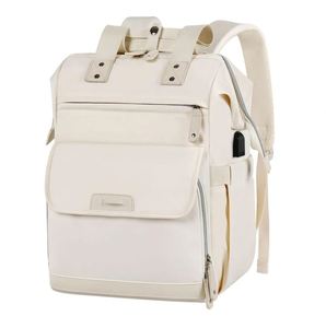 Custom Logo Waterproof Laptop Rucksack with USB Expandable <b>Storage</b> for Commuting & Travel - Product Image 2