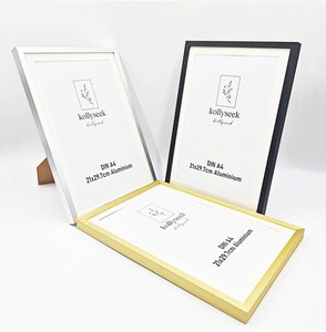 Aluminum Alloy Picture <strong>Frame</strong> A4 <strong>Photo</strong> <strong>Frame</strong> Tabletop Wall Hanging 6 <strong>7</strong> 8 <strong>10</strong> Inch 4K A3 Sizes Business License - Product Image 1