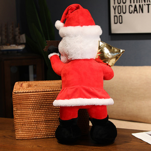 Père Noël en peluche géant, décorations en peluche douces, jouets en peluche géants, poupées de Noël, poupée de Père Noël - Product Image 6