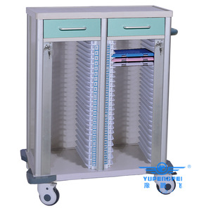 Carrito de Almacenamiento de Historiales Médicos Yu Pengfei, 750*410*950mm, ABS con Cerradura, para Uso Hospitalario - Product Image 3
