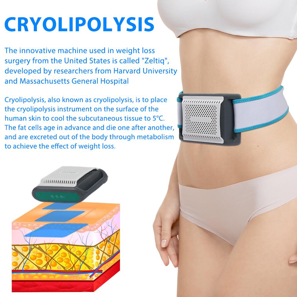 Safe Cryolipolysis Belt Slimming Fat Freezing Machine Cryopad Cooling Weight Loss