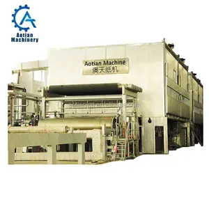 Kağıt fabrikası ucuz fiyat satışı için kağıt hazırlama makinesi ambalaj kağıdı makinesi