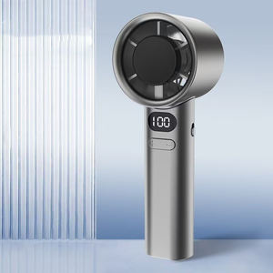 Vendita calda Display digitale lunga durata della batteria Plastic120 ingranaggi portatile portatile Super ventilatore per il regalo di nozze - Product Image 5