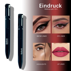 Lápiz de Maquillaje 4 en 1, Lápiz de Cejas de 4 Colores, Delineador de Ojos, Delineador de Labios, Iluminador, Lápiz de Maquillaje 4 en Uno - Product Image 4