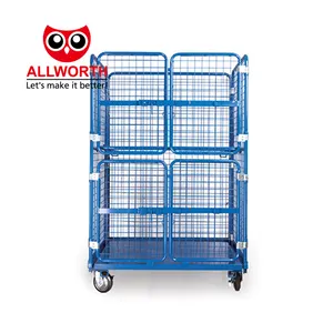 Protection contre la corrosion industrielle Roll Duty Container Metal Cargo Storage Roll Cage