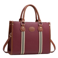Nouvel ensemble de sacs à bandoulière matelassés en cuir PU de luxe pour femmes, grande capacité, sacs à main de créateur avec fermeture éclair
