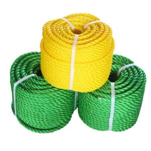 Cordon enroulé en PP de couleur jaune, diamètre 10 mm, longueur de bobine 50 m/100 m, pour supermarché, fourni par l'usine, personnalisable - Product Image 3