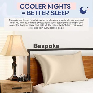 <span class=keywords><strong>Federa</strong></span> per <span class=keywords><strong>Cuscino</strong></span> con Logo Personalizzato, Antistatica, 100% Seta di Gelso, Stile Euro-Americano, <span class=keywords><strong>Federa</strong></span> in Raso di Seta per Letto - Product Image 6