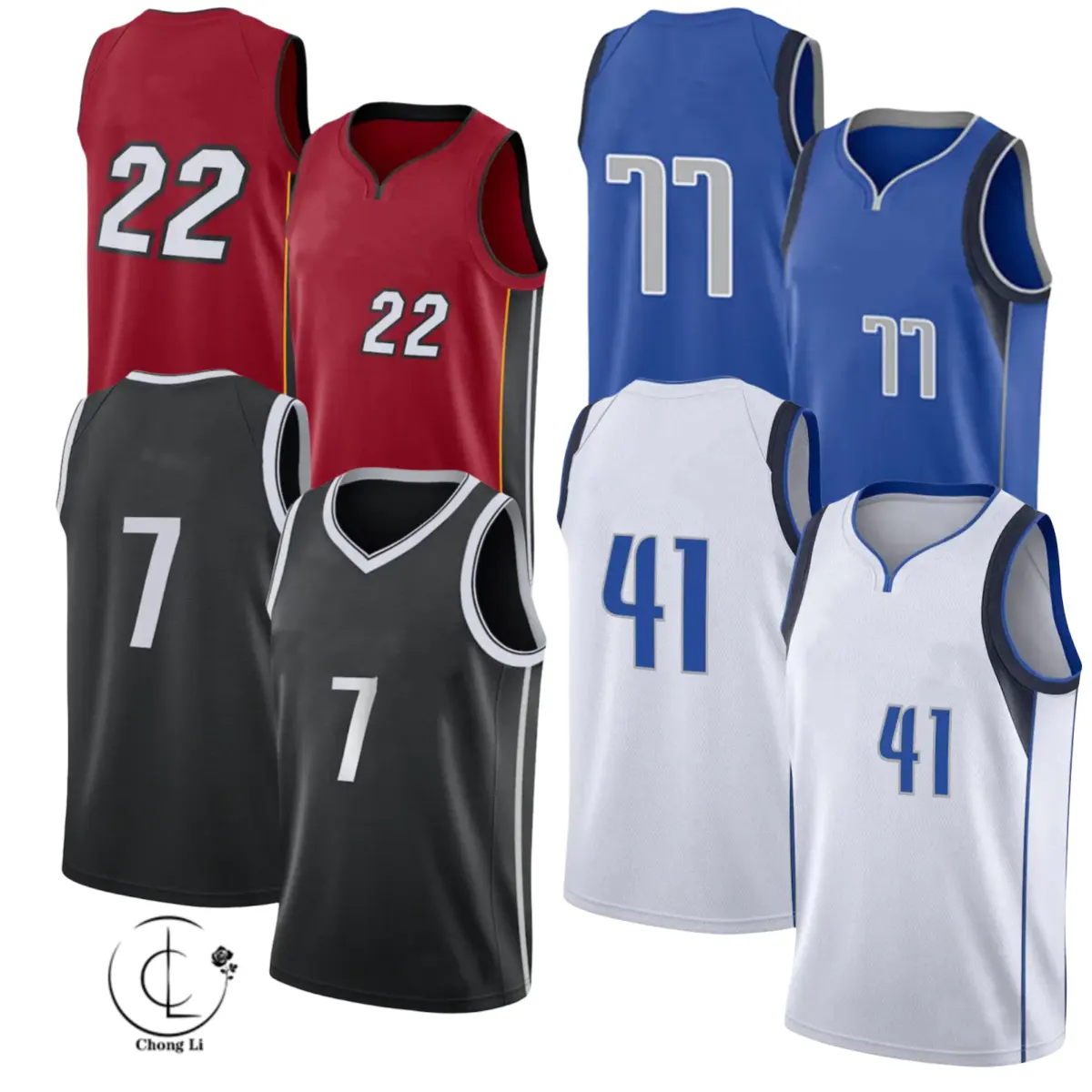 Different Mens Basketball Breathable Jersey Chicago City Jersey Basketball Jerseys