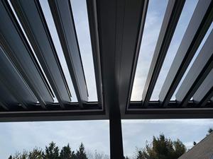 Pergola fixe en aluminium magique, imperméable, écologique, pavillon extérieur, structure durable <span class=keywords><strong>pour</strong></span> jardin, patio, balcon - Product Image 6