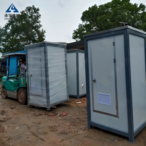 CGCH taşınabilir katlanır kompakt tuvalet koltuk açık kamp kabin açık plastik tuvalet - Product Image 5