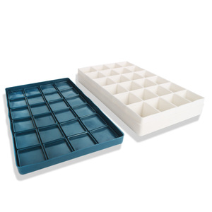 Palette de mélange de peinture d'artiste en plastique 24/36/48 grilles, coffret d'art pour aquarelle, <span class=keywords><strong>gouache</strong></span>, <span class=keywords><strong>acrylique</strong></span> et peinture à l'huile, offre spéciale - Product Image 2