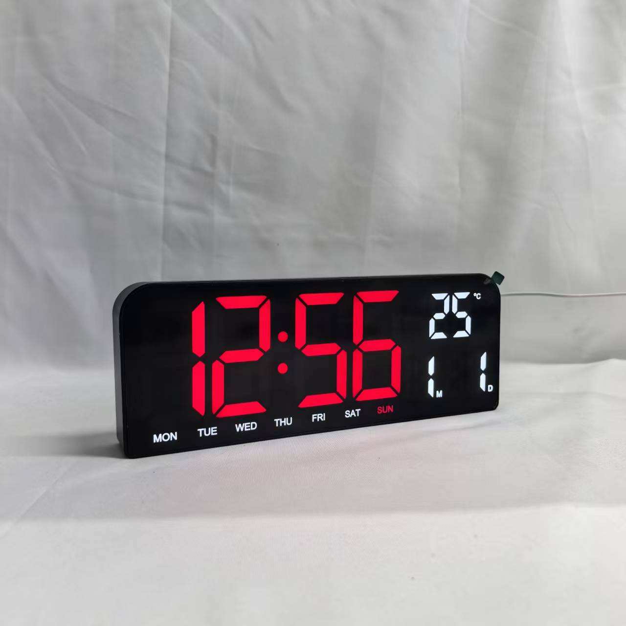 black shell with red white light