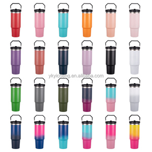 Cadeaux promotionnels <span class=keywords><strong>de</strong></span> lots en stock gobelet <span class=keywords><strong>de</strong></span> 30oz tasse <span class=keywords><strong>de</strong></span> voyage isolée sous vide à double paroi gobelet à café en vrac facile à transporter avec couvercle rabattable - Product Image 4