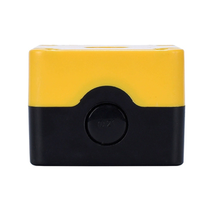 <b>Plastic</b> Control Station Push Button Box 22mm IP66 Waterproof Abs <b>Enclosure</b> Industrial Dustproof Yellow Gray 1 2 3 4 Hole - Product Image 5