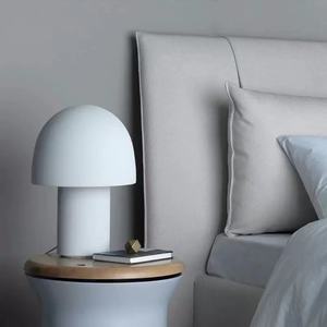 Partager Contemporain Hôtel Champignon Éclairage Simple Eye Caring E27 Blanc Lecture Nuit Lampe - Product Image 1