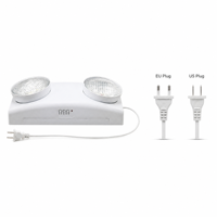 Lampes d'urgence LED à double tête, vente en gros, auto-test, double éclairage, lampe d'urgence pour hôpital 6W