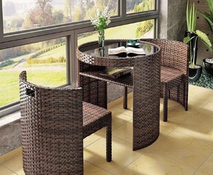 Nhà sản xuất khuyến mãi cho phép bán buôn bàn ăn ngoài trời và Bộ ghế, tùy chỉnh màu sắc và kích thước - Product Image 4