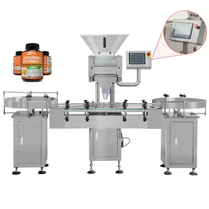 Machine automatique de comptage de bonbons de bonbons d'ours en gomme à mâcher de comprimé de lait de 8 voies