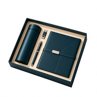 Boîte cadeau d'entreprise personnalisée FOVAIRE, écologique, robuste, avec couvercle et base rigides, pour bloc-notes, tasse et stylo
