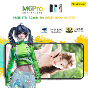 M6 Pro Pro Player Móvil 5G de 7.3 Pulgadas, 78MP 108MP Doble Óptica, 8000mAh Blaze Boost, 16GB 1TB, Canal de Fuente B2B, Lector de Huellas Dactilares - Product Image 5