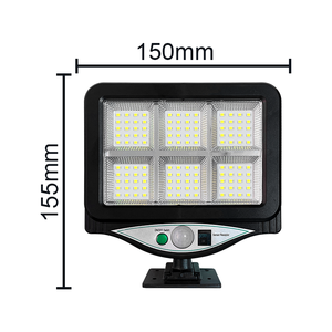 Panneaux solaires séparés pour cour, garage extérieur, lampes de rue à détection de mouvement, lampes murales à télécommande et rechargeables - Product Image 6