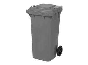 Poubelle en plastique colorée CTK 2002 de 80 L avec roues, conteneur à déchets en HDPE haute densité pour le tri des déchets et l'utilisation industrielle - Product Image 4