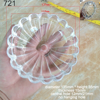 Chine usine directe lustre en cristal pièces lustre en cristal en verre bobeche pour vente