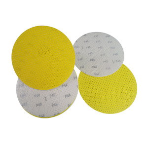 منصات صنفرة الحوائط الجافة 9 بوصة ، هوك وحلقة دعم مع ثقوب تبريد Ffor دريوال تلميع الخشب البلاستيك - Product Image 6