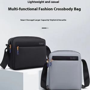 2025 été nouveau logo personnalisé étanche hommes sac à bandoulière de haute qualité à la mode sac de messager sport Simple poitrine sac - Product Image 2